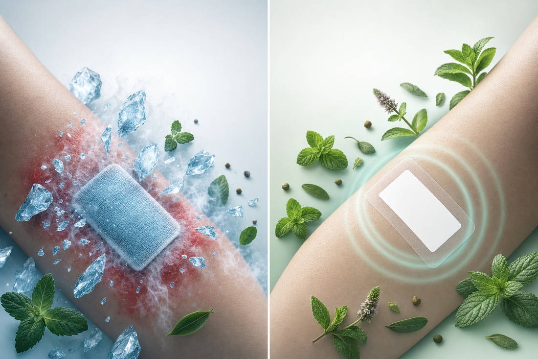 SkinSync® Patches Vs Menthol Patches: No Burn. Just Balance.